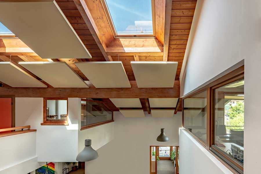 Panel fonoabsorbente de techo y pared Silente - Caruso Acoustic