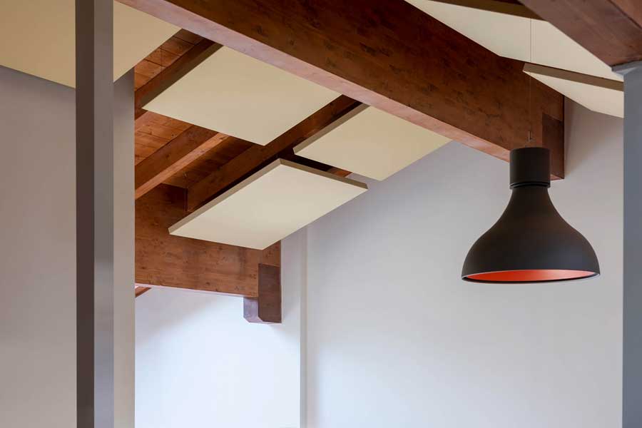Panel fonoabsorbente de techo y pared Silente - Caruso Acoustic